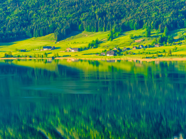 Town of St Wolfgang in the Salzkammergut area of Austria