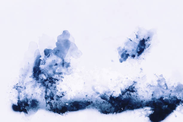istock Abstract watercolor background, digital painting 1148734781