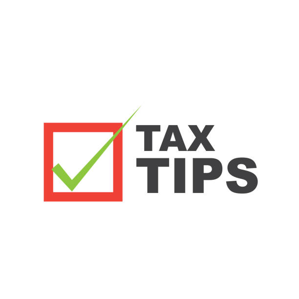 illustrazioni stock, clip art, cartoni animati e icone di tendenza di consigli fiscali, per il business finanziario - tax tax form financial advisor symbol