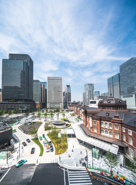 istock Tokyo Station and the buildings overlooking 1148736450
