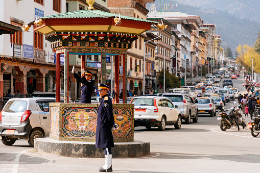 Thimphu is apparently one of only\