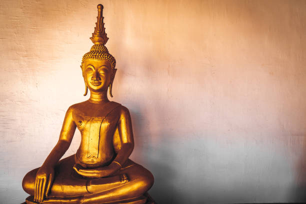 istock Golden Buddha Statues in Laos 1148737871