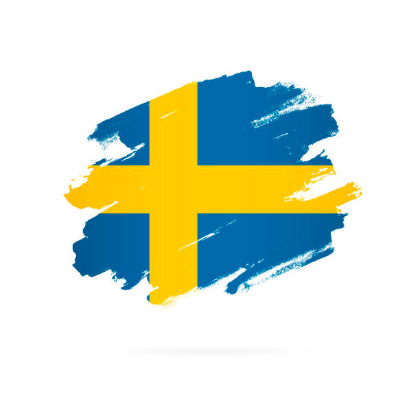 istock Flag of Sweden. Vector illustration on white background 1148738838