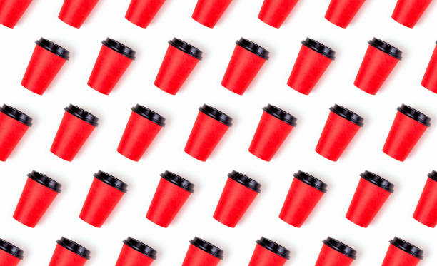 Paper cup pattern.