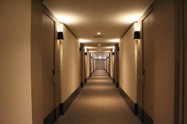 istock the dim passage of a hotel 1148745772
