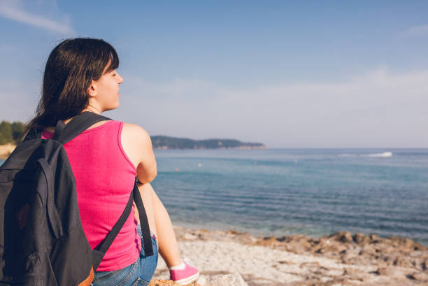 istock Enjoying summer day by the sea 1148746628