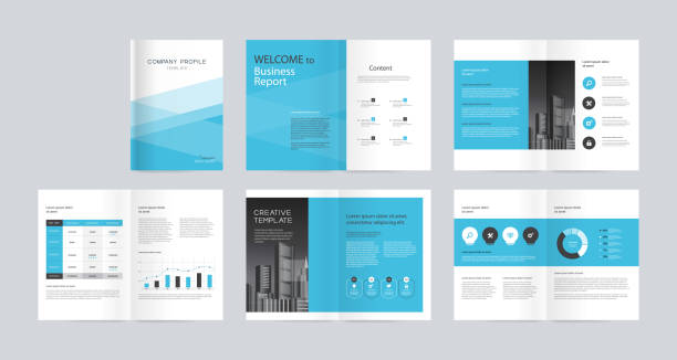 template layout design with cover page for company profile ,annual report , brochures, flyers, presentations, leaflet, magazine, book . and vector a4 size for editable. This file EPS 10 format. This illustration
contains a transparency and gradient. plan document stock illustrations