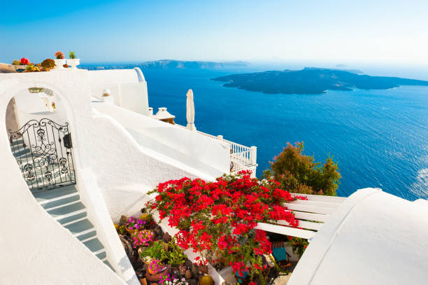 istock White architecture on Santorini island, Greece. 1148751344