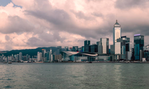 istock Hong Kong cityscape at Victoria harbour 1148753089