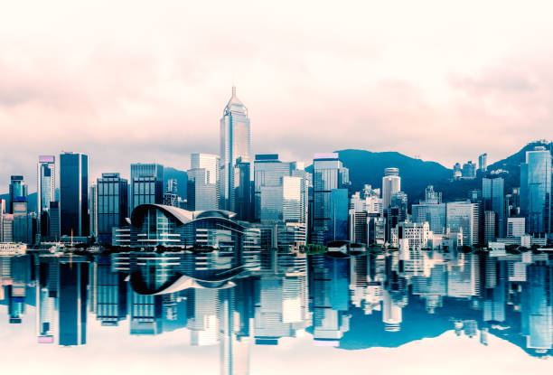istock Hong Kong cityscape at Victoria Harbour. 1148753109