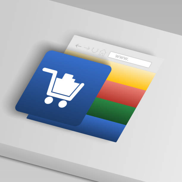 istock full cart in the store icon. From collection button icons 1148762732