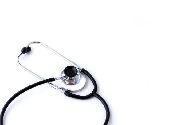 istock vintage stethoscope on white isolated background 1148763031