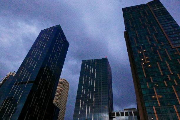 California Skyscrapers at Dusk