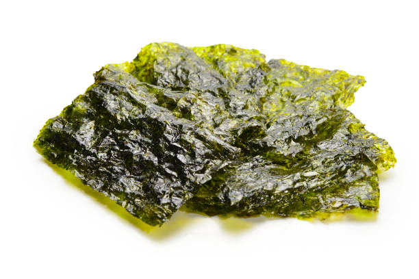 istock Nori seaweed isolated on white. 1148767865