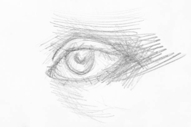 istock hatched sketch of eye hand drawn by black pencil 1148768218