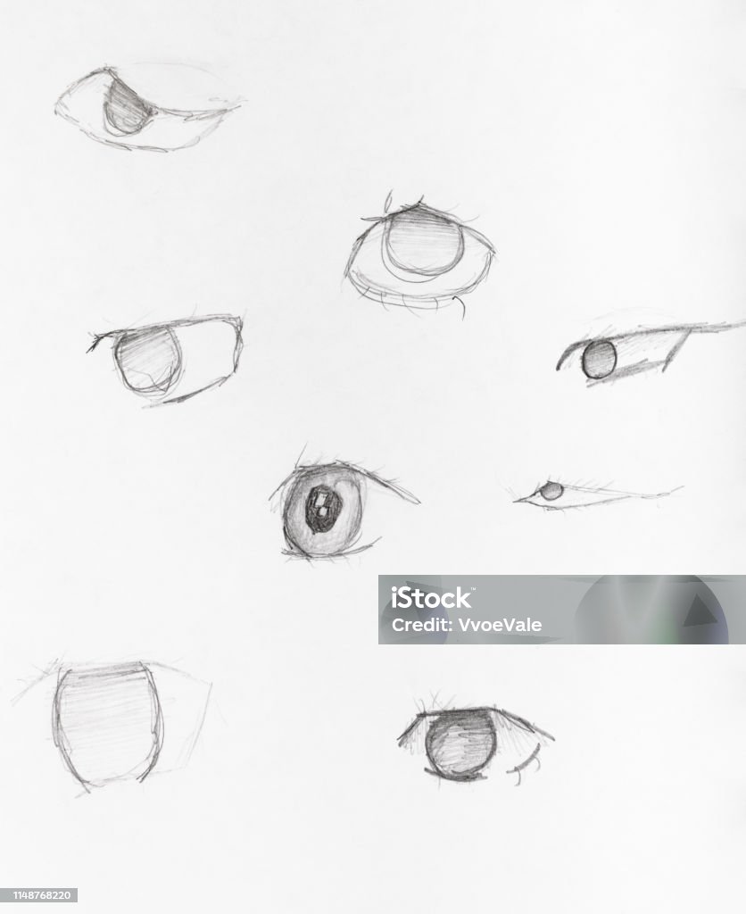 Ilustración de Bocetos De Ojos Humanos Dibujados A Mano Por Lápiz Negro y más Vectores Libres de Derechos de Arte - iStock Ilustración de Bocetos De Ojos Humanos Dibujados A Mano Por Lápiz Negro y más Vectores Libres de Derechos de Arte - iStock