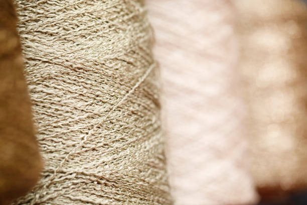 Thread Silk Colors Background of colorful sewing threads Cotton spool on rows