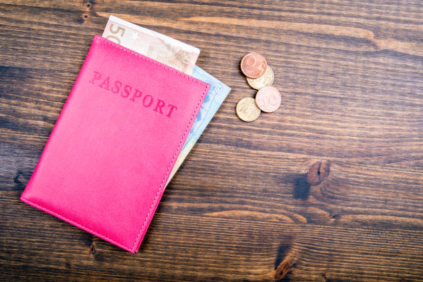 istock Euro money and passport 1148778041