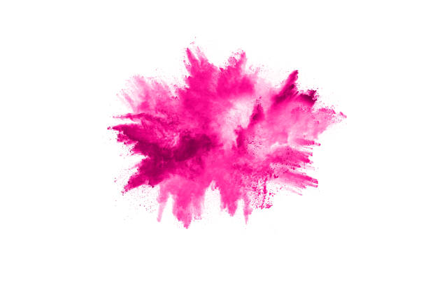 istock Abstract pink powder splatted background,Freeze motion of color powder exploding/throwing color powder,color glitter texture on white background. 1148780812