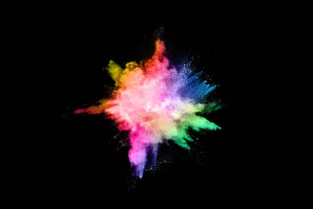 istock abstract colored dust explosion on a black background.abstract powder splatted background,Freeze motion of color powder exploding/throwing color powder, multicolored glitter texture. 1148781129