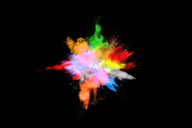 istock abstract colored dust explosion on a black background.abstract powder splatted background,Freeze motion of color powder exploding/throwing color powder, multicolored glitter texture. 1148781136