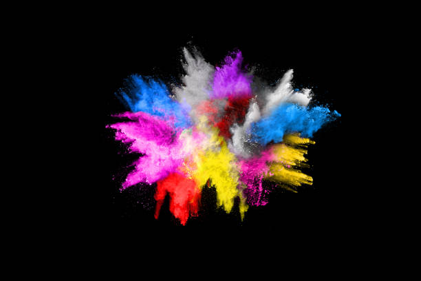 istock abstract colored dust explosion on a black background.abstract powder splatted background,Freeze motion of color powder exploding/throwing color powder, multicolored glitter texture. 1148781138