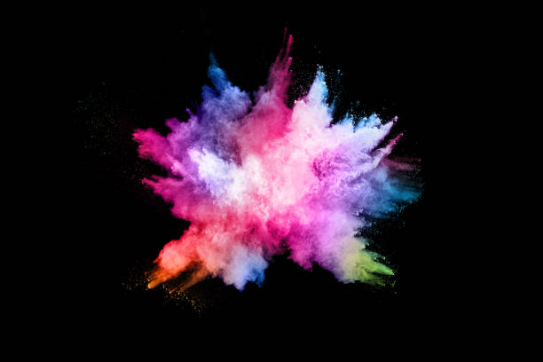 istock abstract colored dust explosion on a black background.abstract powder splatted background,Freeze motion of color powder exploding/throwing color powder, multicolored glitter texture. 1148781144