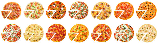 горячая концепция доставки пиццы - margharita pizza фотографии стоковые фото и изображения