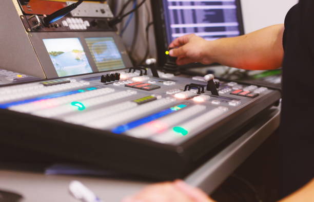 istock Cropped Image Of Man Using Sound Mixer 1148786039