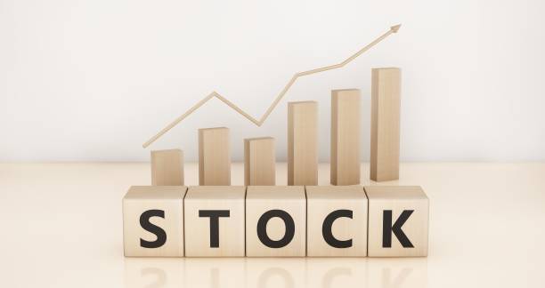 istock Business finance concept wooden cubes 3D render 1148794582