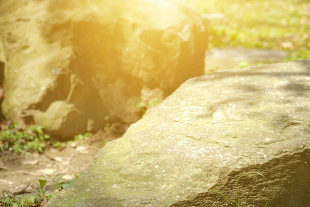 istock Stone in the park. Natural scenery in sunny day. 1148796620