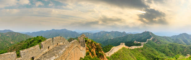 istock The Great Wall of China at sunset 1148796990