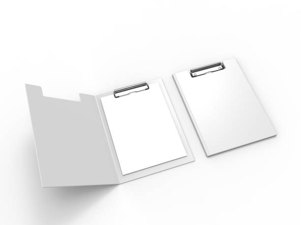 istock Blank Clip Folder Clipboard for Branding and Mock up. 3d render illustration. 1148797027