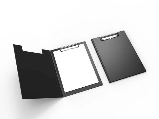 istock Blank Clip Folder Clipboard for Branding and Mock up. 3d render illustration. 1148797090
