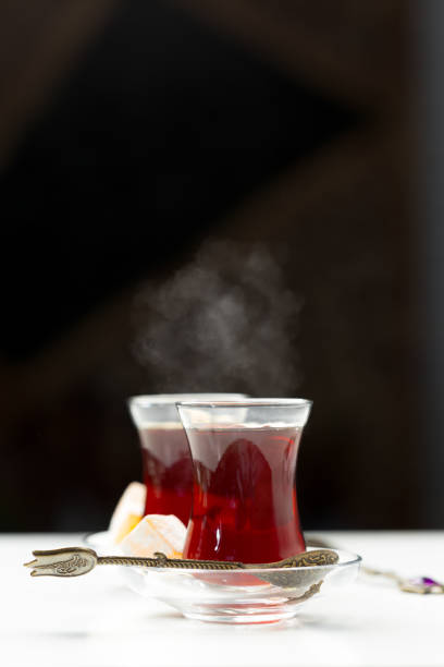 istock Traditional turkish tea close up 1148797091