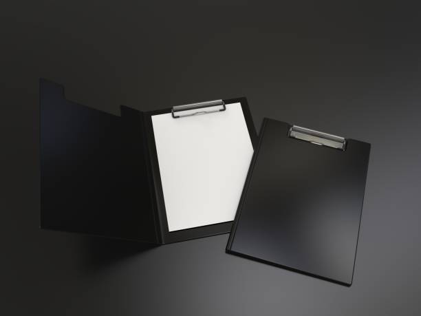 istock Blank Clip Folder Clipboard for Branding and Mock up. 3d render illustration. 1148799372