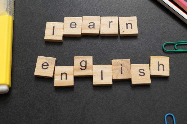 istock Word LEARN ENGLISH written on wood block 1148799413