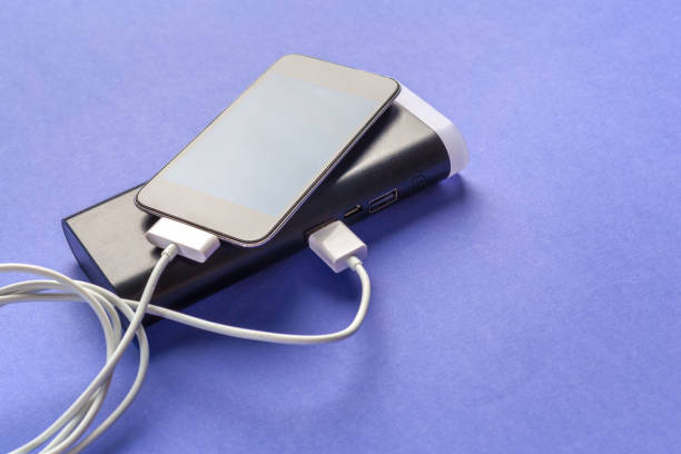 istock phone mobile connect to battery power bank 1148801455