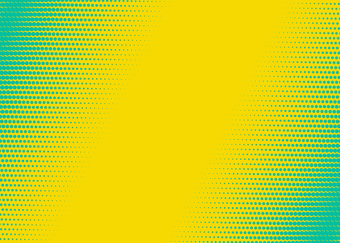 Fluorescent diagonal Gradient Abstract Background. Duotone texture. Yellow and green. Vector illustration