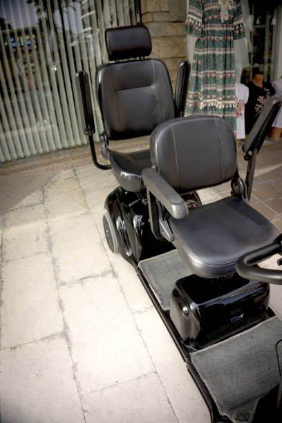 istock Double seat vehicle for people with disabilities. No people 1148807369