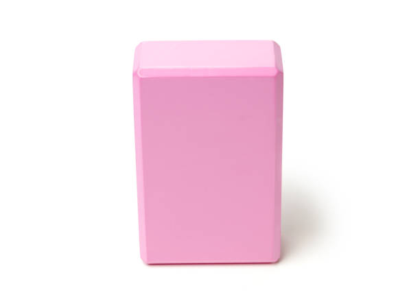 istock Yoga foam block on white background 1148807563
