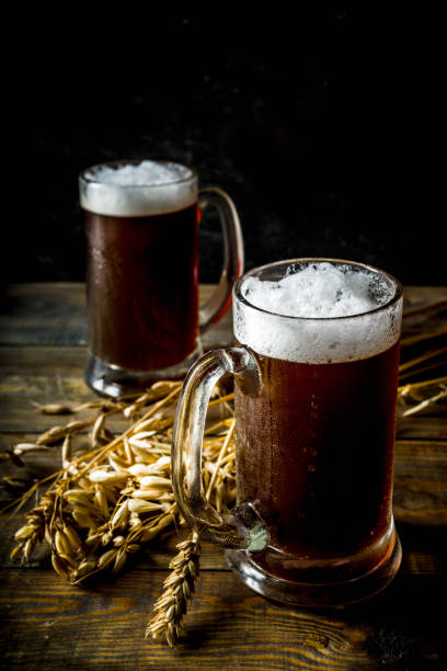 istock Homemade craft beer mugs 1148812097