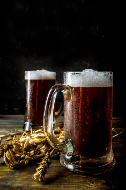 istock Homemade craft beer mugs 1148812236