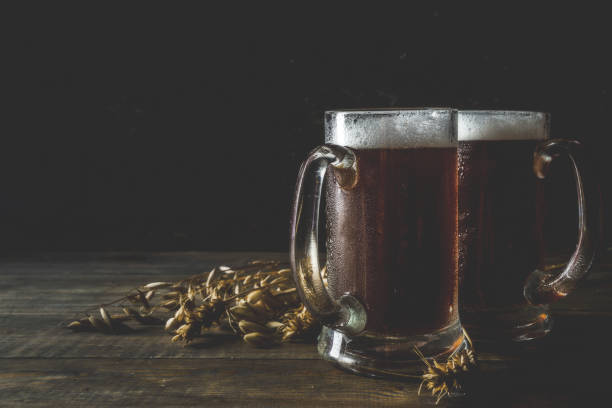 istock Homemade craft beer mugs 1148812454