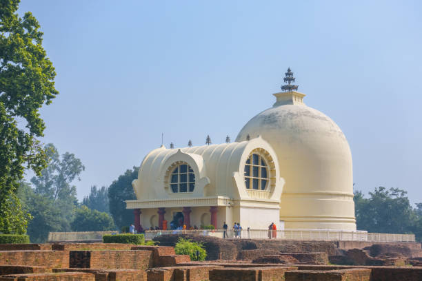istock Parinirvana Stupa and temple, Kushinagar, India 1148814999