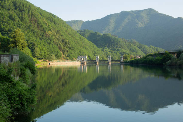 istock Hydro electric dam on the Serchio River 1148815351
