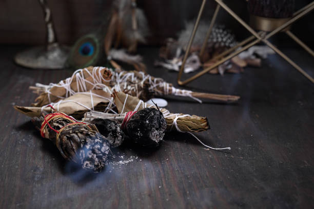 Fairy. Incense in the room of fortune-telling. Magic power