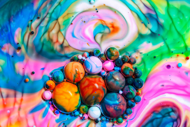 istock Macro photography of colorful bubbles 1148820043