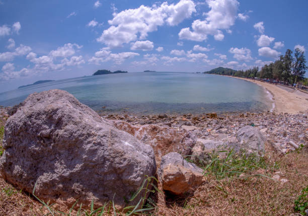 istock Rocks, beaches and emerald sea at Sairee Beach, Chumphon Province 1148820947