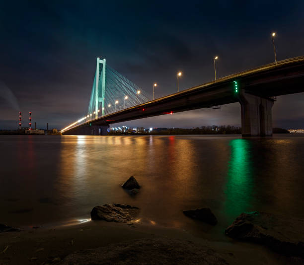 istock The Pivdennyi Bridge in Kyiv, Ukraine 1148821874